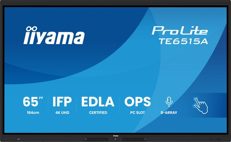 65'' iiyama TE6515A-B1AG: IPS, 4K, EDLÁ, NFC