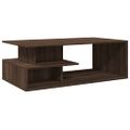 vidaXL Konferenčný stolík hnedý dub 102x55x35 cm kompozitné drevo