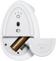 Logitech Lift for Mac Vertical Ergonomic Mouse - White   Vertikální myš, optická, 6 tlačítek, bezdrátová, Bluetooth Vertikální ergonomická myš, Mac, Bluetooth, 400-4000 DPI, 6 tlacítek, baterie 24 mesícu, pro malé až strední ruce