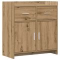 vidaXL Servírovacia skriňa Dub artisan 75 x 36 x 80 cm