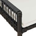 vidaXL Vonkajšia lavička 2 -Seater 4 ks 110 x 59 x 82 cm polyratan