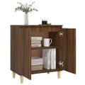 vidaXL Komoda hnedý dub 60x35x70 cm spracované drevo