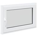 vidaXL Otočné a sklopné okno do suterénu RISOR 90 x 70 cm PVC a sklo
