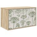 vidaXL Nástenný TV kabinet GOTHA 69 x 33 x 40 cm Dub sonoma