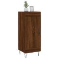 vidaXL Komoda hnedý dub 34,5x34x90 cm spracované drevo