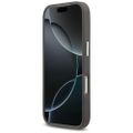 Karl Lagerfeld FW zrnitá Karl & Choupette hlavy špendlíky a logá puzdro pre iPhone 17 Pro sivá