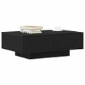 vidaXL Konferenčný stolík Čierny dub 90 x 60 x 31 cm Kompozitné drevo