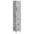 vidaXL Sada skríň 2 ks 33 x 34,5 x 90 cm Kompozitné drevo