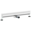 vidaXL Nástenný odtok do sprchy Strieborná 80 cm Nerezová oceľ 304