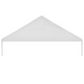 vidaXL Strecha na párty stan biela 6 x 12 m
