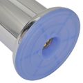 4 okrúhle nohy na pohovku, chrómové, 60 mm