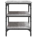 vidaXL Lavička na topánky sivá sonoma 70x38,5x49 cm kompozitné drevo