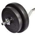 vidaXL Lomená tyč so závažiami 30 kg