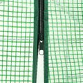 vidaXL Skleník s 12 policami oceľový 143x214x196 cm