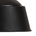 vidaXL Industriálna závesná lampa 32 cm, čierna E27