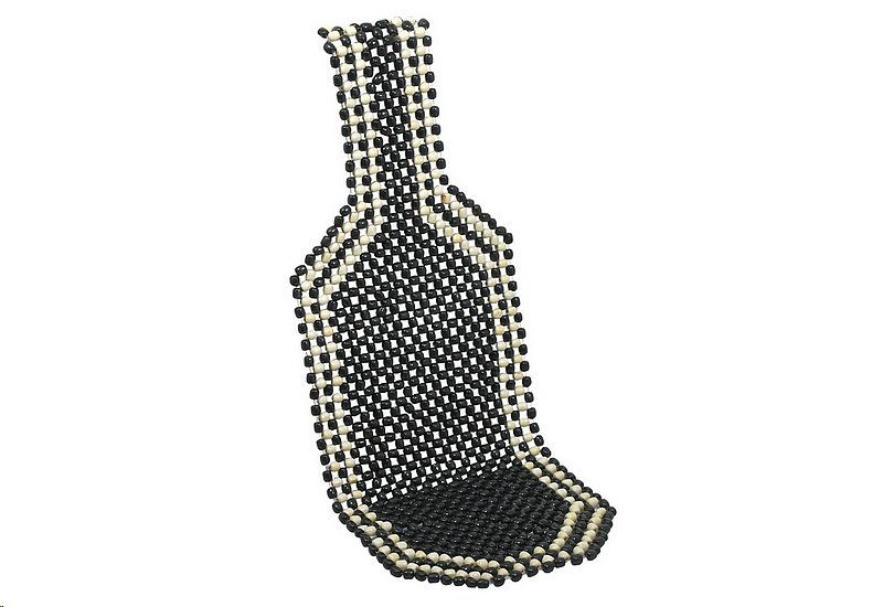 Potah sedadla kuličkový BLACK 127x38 cm