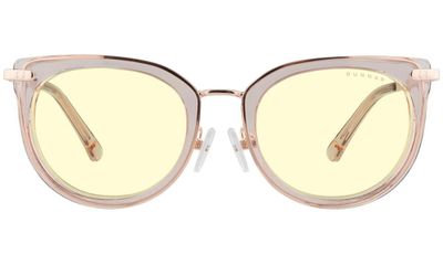 GUNNAR kancelárske/hermé okuliare LAHTI ROSE CRYSTAL jantárové sklá BLF 65 GUNNAR focus