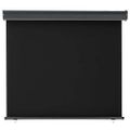 vidaXL Bočná markíza na balkón 125x250 cm, čierna