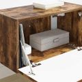 vidaXL TV nástenná skriňa 60 x 31 x 29,5 cm Dymová dub