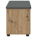 vidaXL Predsieňová lavica Remeselný Dub 80 x 38 x 46 cm