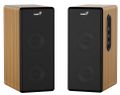 GENIUS repro SP-HF1220BT/ 2.0/ 45W/ Bluetooth/ dřevěné/ barva dřevo borovice Reproduktory, 2.0, 45W, 3,5mm jack, Bluetooth, drevené, regulace basu a výšek, sluchátkový výstup, hnedo-cerné
