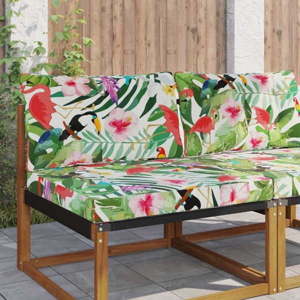 vidaXL Vankúš na vonkajšiu pohovku 2 pcs farebné Polyester