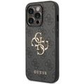 Puzdro Guess pre iPhone 15 Pro Max 6,7" GUHCP15X4GMGGR sivé HC PU Leather 4G Metal Logo