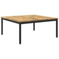 vidaXL Konferenčný stolík Biela a čierna 100 x 100,5 x 45 cm