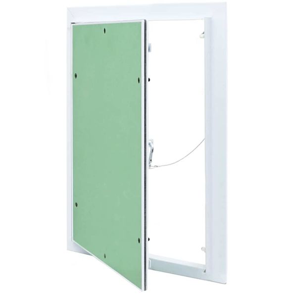 vidaXL Access Panel Zelená a strieborná 35 x 45 cm