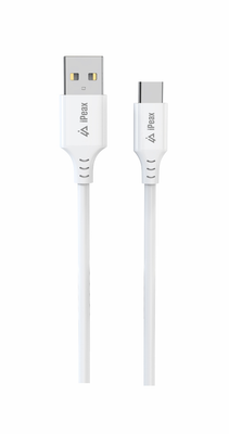 Kábel iPEAX 90010113 USB/USB-C 1m Biely