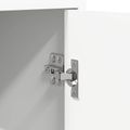 vidaXL Servírovacia skriňa Biela 98,5 x 33 x 80 cm Kompozitné drevo