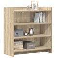 vidaXL Servírovacia skriňa Dub sonoma 75 x 36 x 80 cm Kompozitné drevo