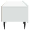 vidaXL TV skrinka Biela 147 x 34,5 x 32 cm Kompozitné drevo
