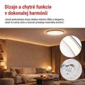 LED nástenné svietidlo ILVI, kruhové 30 W, stmievanie + CCT, čierna + šampanská