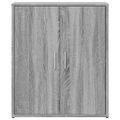vidaXL Komoda sivá sonoma 60x31x70 cm kompozitné drevo