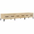 vidaXL TV skrinka vo farbe dubu sonoma 150x34,5x30 cm spracované drevo