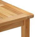 vidaXL Barový stôl Prírodná 150 x 75 x 105 cm Husté teakové drevo