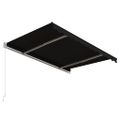 vidaXL Automatická zaťahovacia markíza 300x250 cm antracitová