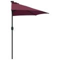 vidaXL Záhradný slnečník 294 x 150 x 224 cm Polyester a oceľ