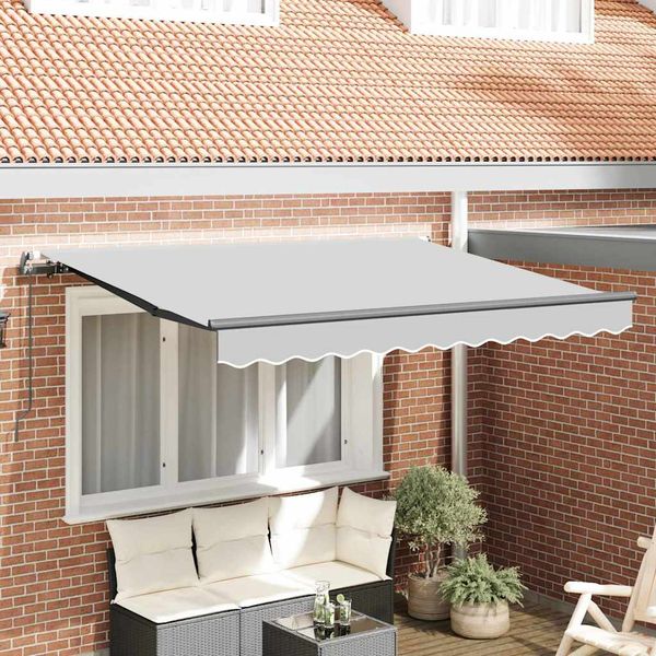 vidaXL Rám markízy Antracit 3 x 2 m Kov