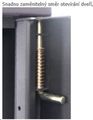 XtendLan 19" nástěnný rozvaděč 9U 600x450, nosnost 60kg, plné dveře, svařovaný,proti vykradení,černý