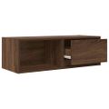 vidaXL TV stolíky 2 ks hnedý dub 80x31x25,5 cm spracované drevo