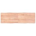 vidaXL Stolová doska svetlohnedá 160x50x(2-6)cm ošetrený masív hrany