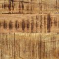 vidaXL Konzolový stôl Hnedá 90 x 33 x 75 cm Masívne mango drevo