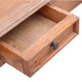 vidaXL Písací stôl so zásuvkami 90x50x101 cm, mahagónový masív