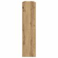 vidaXL Regál na topánky dub artisan 80x25x100 cm kompozitné drevo