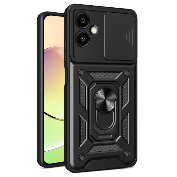Puzdro Defender Slide pre Samsung Galaxy A06 5G čierna