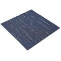 vidaXL Kobercová dlaždica Pruhovaná modrá 50 x 50 cm 4 ks PP a Bitúmen