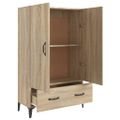 vidaXL Vysoká skrinka dub sonoma 70x31x115 cm spracované drevo