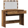 vidaXL Toaletný stolík Staré drevo 100 x 40 x 120 cm Kompozitné drevo